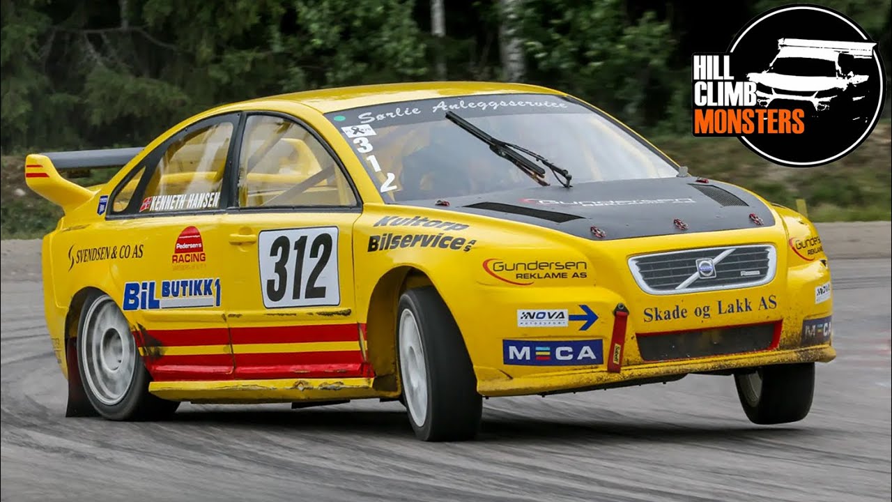 VOLVO S40 RWD RallyCross in HillClimb || Spectacular Driving ONBOARD ...