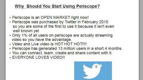 Periscope Training, How to get started with Periscope for beginners youtube