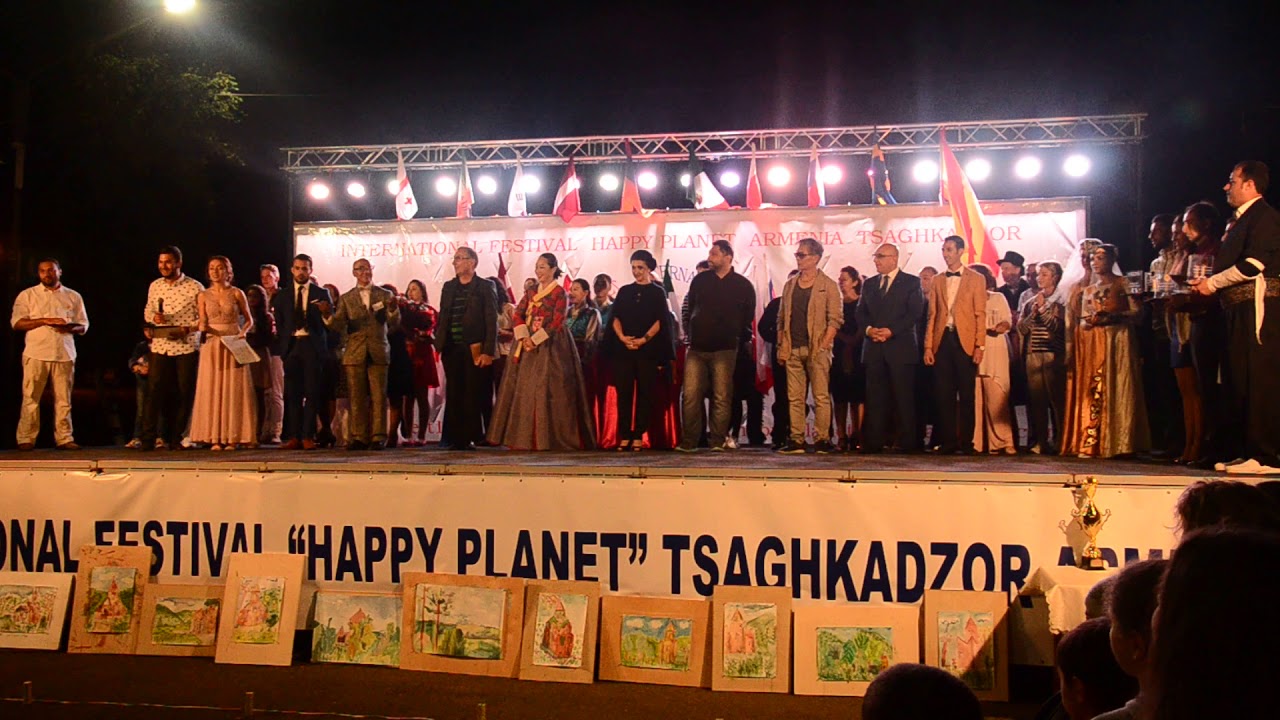21.  Награждение часть.  Festival Happy Planet  - Armenia.  Tsakhkadzor