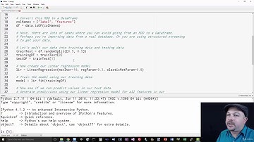77  Activity Using the Spark 2 0 DataFrame API for MLLib