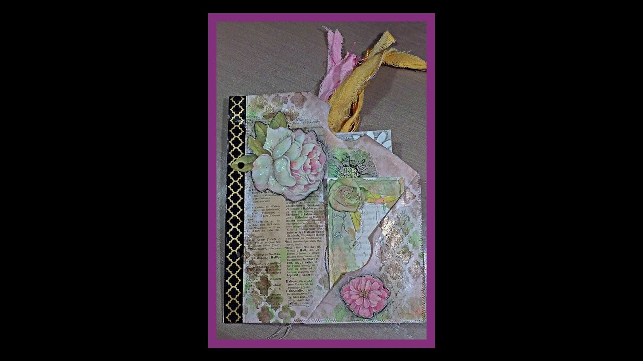 Easy Mixed Media Pockets for a Journal YouTube