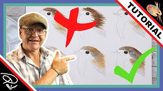 REALISTIC Watercolour Bird 🎨 (How to AVOID Common MISTAKES)