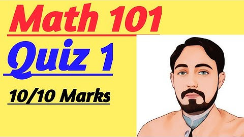 Math101 Quiz 1 (SNB)