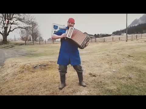 Petutschnig Hons spielt Zieharmonika