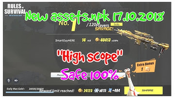 ROS - ASSETS.NPK AFTER UPDATE | AIMLOCK | HIGH SCOPE | SAFE |NO BAN - ANDROID 100%