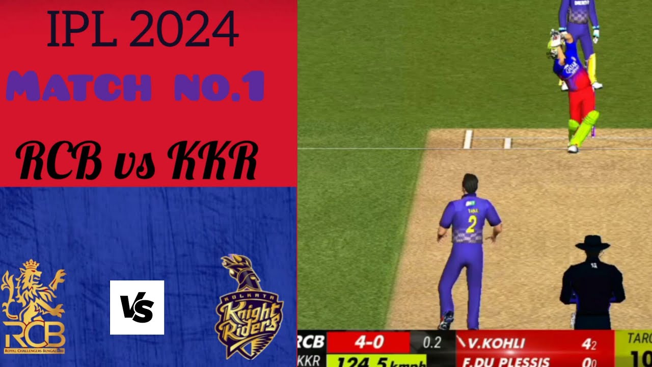 RCB vs KKR IPL 2024 | Match no 1💀 | - YouTube