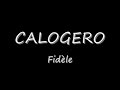 Calogero  fidle lyrics