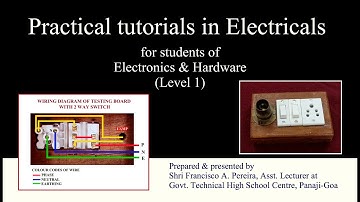 ELECTRICAL TESTING BOARD with 2 WAY SWITCH