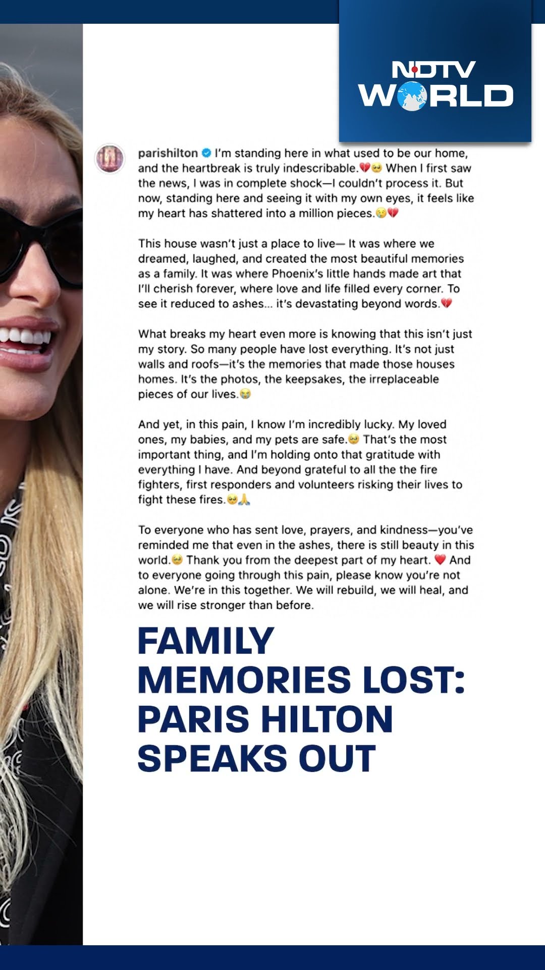 Paris Hilton's Malibu Home Reduced to Ashes In Los Angeles Wildfire Tragedy