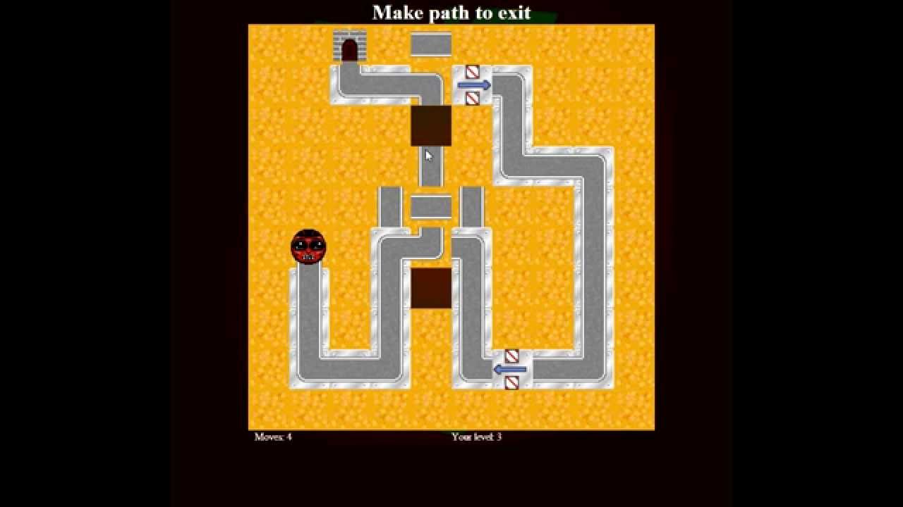 HTML5 pathfinder game skeleton demo - YouTube