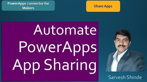 Automate the process of PowerApps App Sharing | Power Automate FLOW | Share App