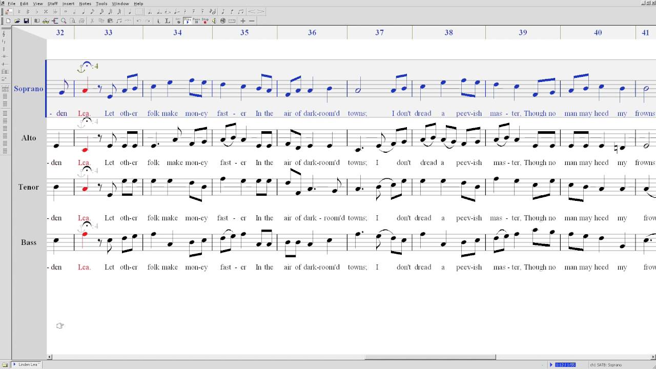 linden lea satb youtube linden lea sheet music