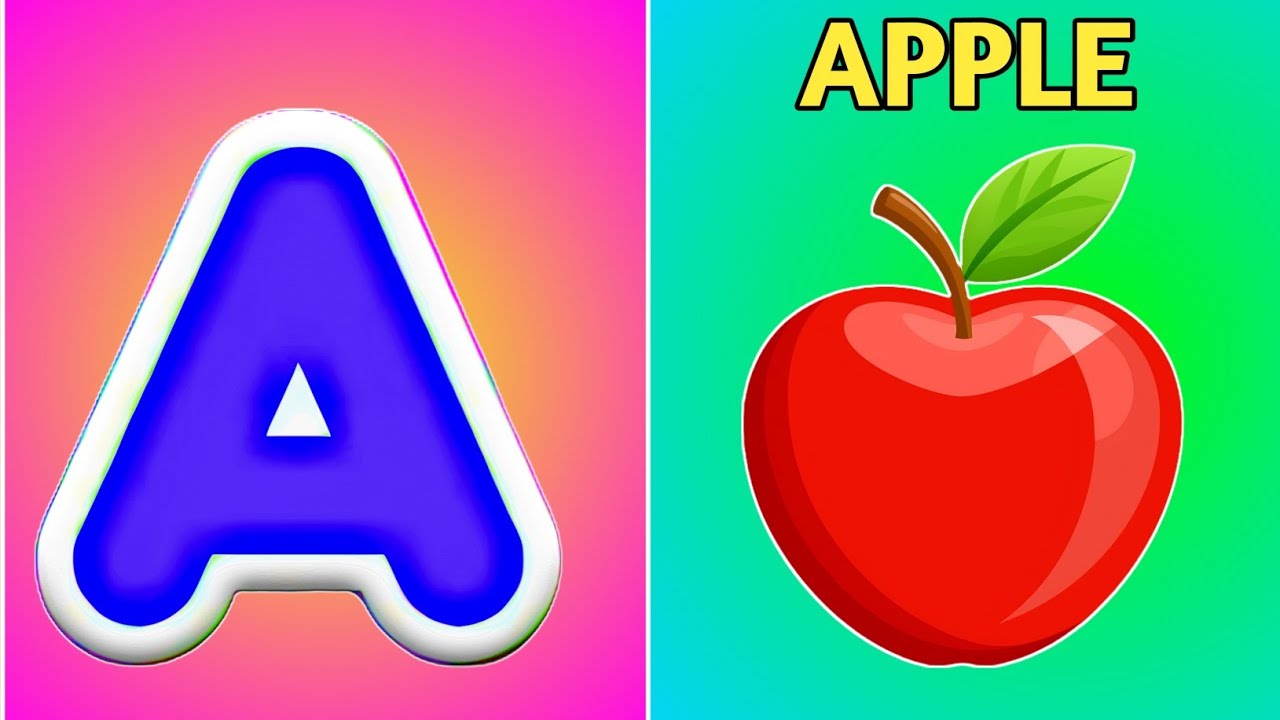 ABC Alphabet Song For Baby | Abcd Rhymes | A is For Apple - YouTube