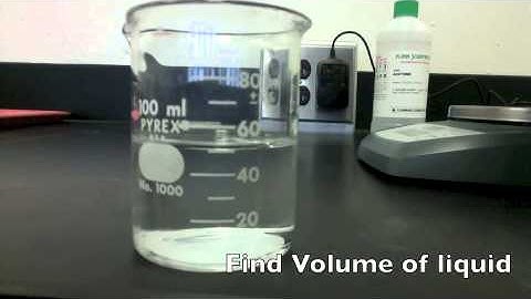 Density of Liquids Video