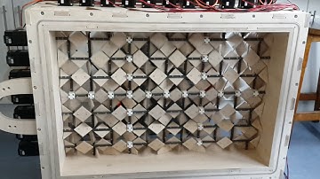 Active turbulence grid for wind tunnel, V2: By Robert Bleischwitz