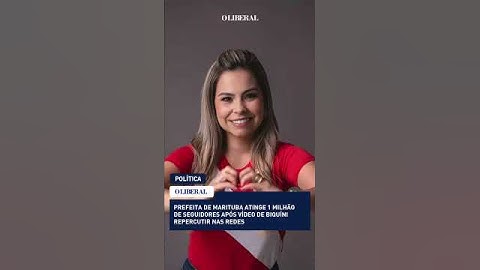 Prefeita de Marituba atinge 1 milhão de seguidores após vídeo de biquíni repercutir nas redes