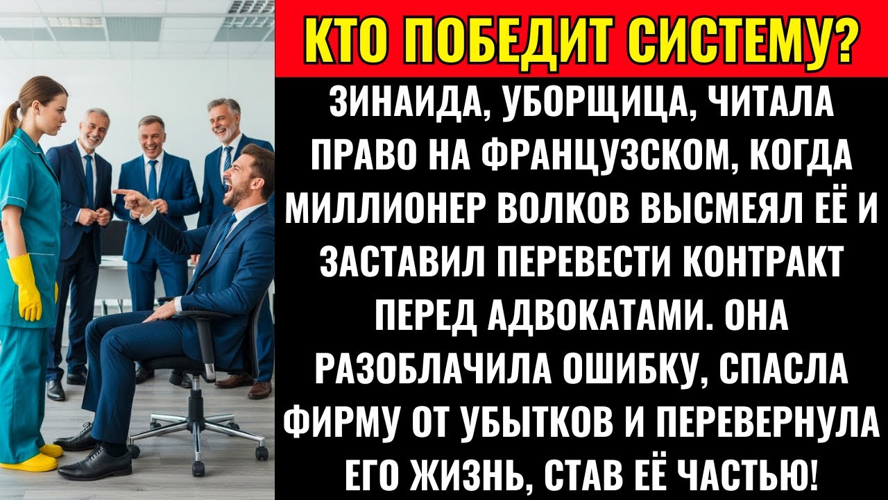«Если Умная, Переведи!» Миллионер Глумился Над Уборщицей, Но Замер От Шока
