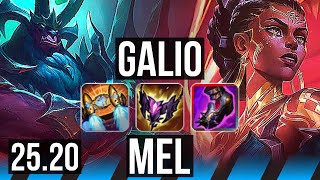 GALIO vs MEL (MID) | 10/2/15, Dominating, 32k DMG | EUW Master | 25.20
