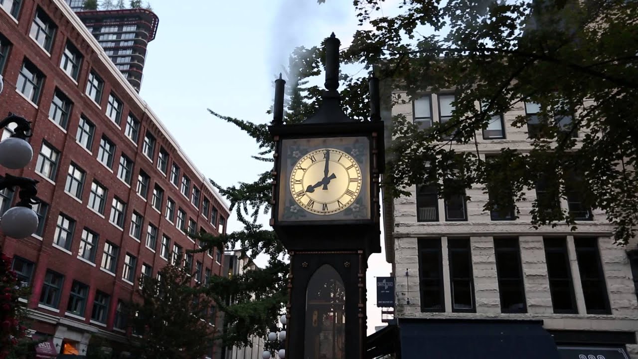 Gastown steam clock, Vancouver YouTube