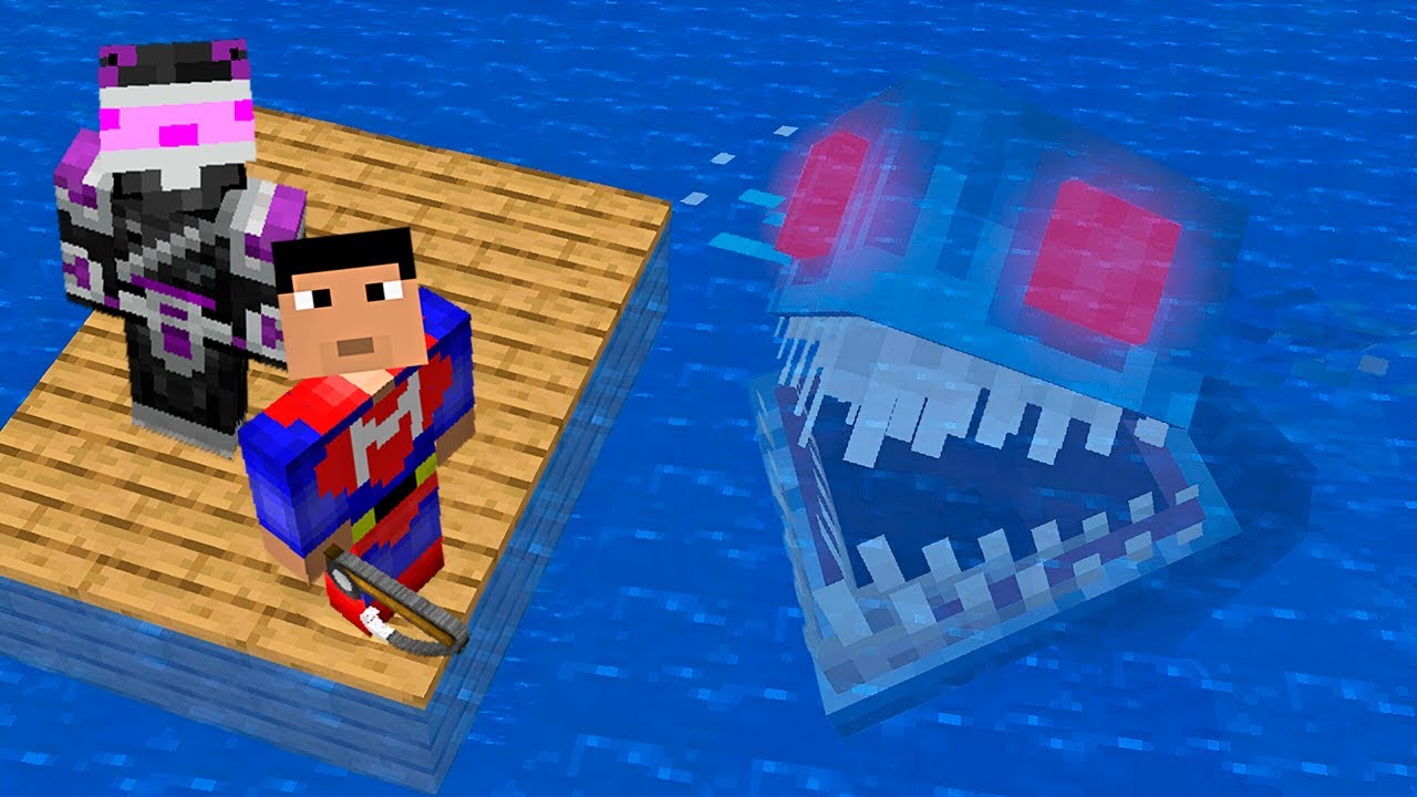 SOBREVIVIMOS AL OCÉANO MALDITO EN MINECRAFT TROLL 💀