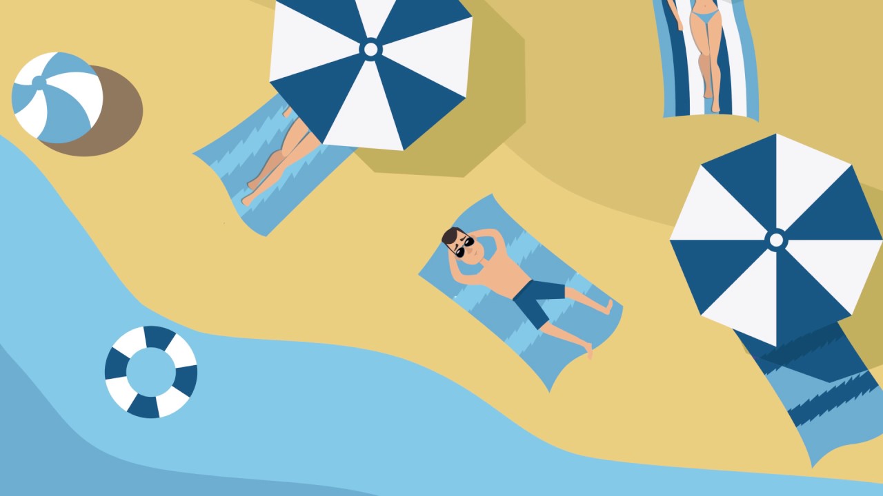 Animated video ad about investing