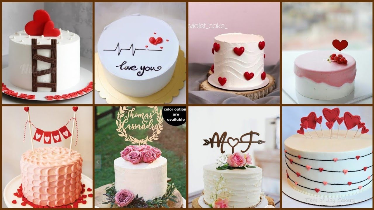 Easy Wedding Anniversary Cake Decoration ideas 2022 Beautiful Simple