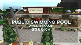 BLOXBURG | Public Swimming Pool | Walkthrough BLOXBURG | Public Swimming Pool | Walkthrough