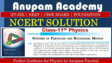 Example 7.16 || Rotational Motion || CBSE Class-11th Physics || NCERT SOLUTION ||