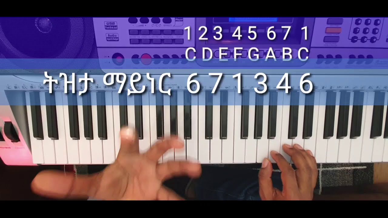 Tizita Major- minor-Bati Major scale with Melody