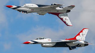 USAF Thunderbirds (Streak's Final Flight) @ 2021 Orlando Air & Space Show