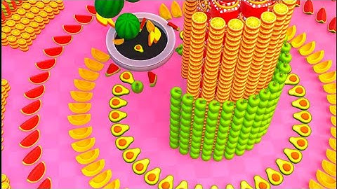 Hole.io - Gameplay Walkthrough Part 1 - Swallow Everything &Fruit city , Android)Hole.i