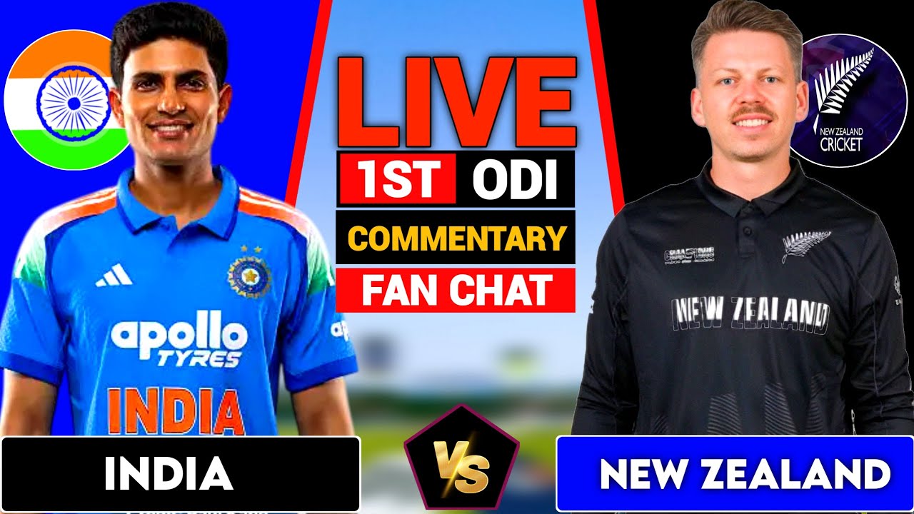 🔴 IND vs NZ, 1st ODI, Live Cricket Match Today, India v New Zealand ...