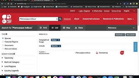 Quickly get the species IUCN Red List Category in R