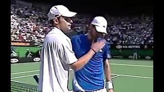 Andy Roddick vs Mardy Fish 2007 AO QF Highlights