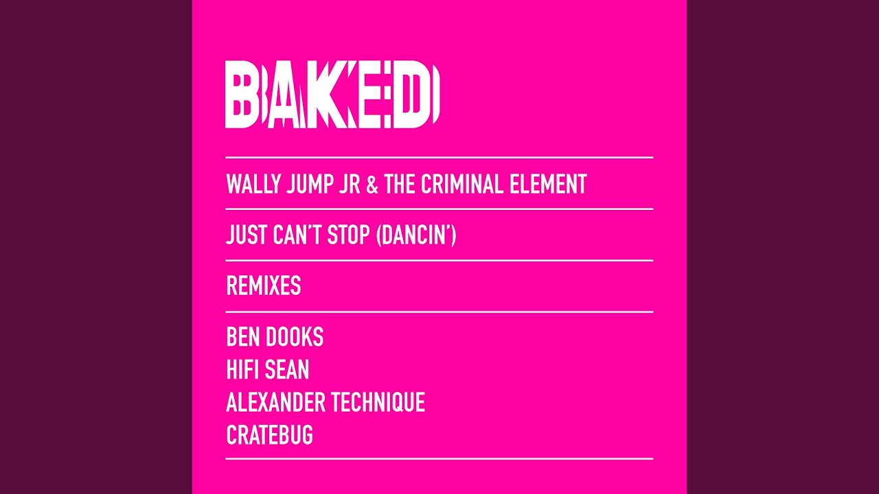 在 YouTube 上观看 Just Can’t Stop (Dancin’) (Cratebug Remix)