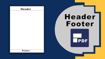 How to add header and footer in pdf using pdfelement