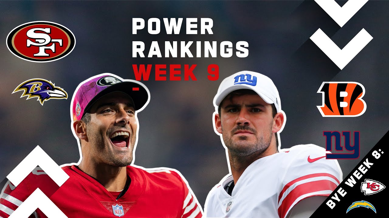 nfl power rankings week 8