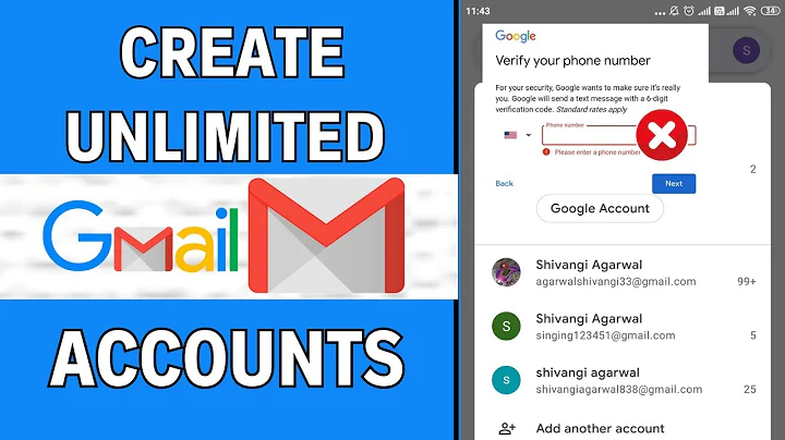 Create Unlimited Gmail Account Without Verification, OTP & Mobile Number (2026)