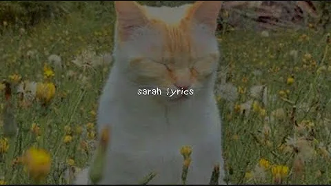 sarah lyrics