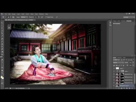 Photoshop tutorial การเน้นขอบรูปให้มืด ดูมีมิติ ด้วยวิธีต่างๆ How to Dodge & Burn in Photoshop