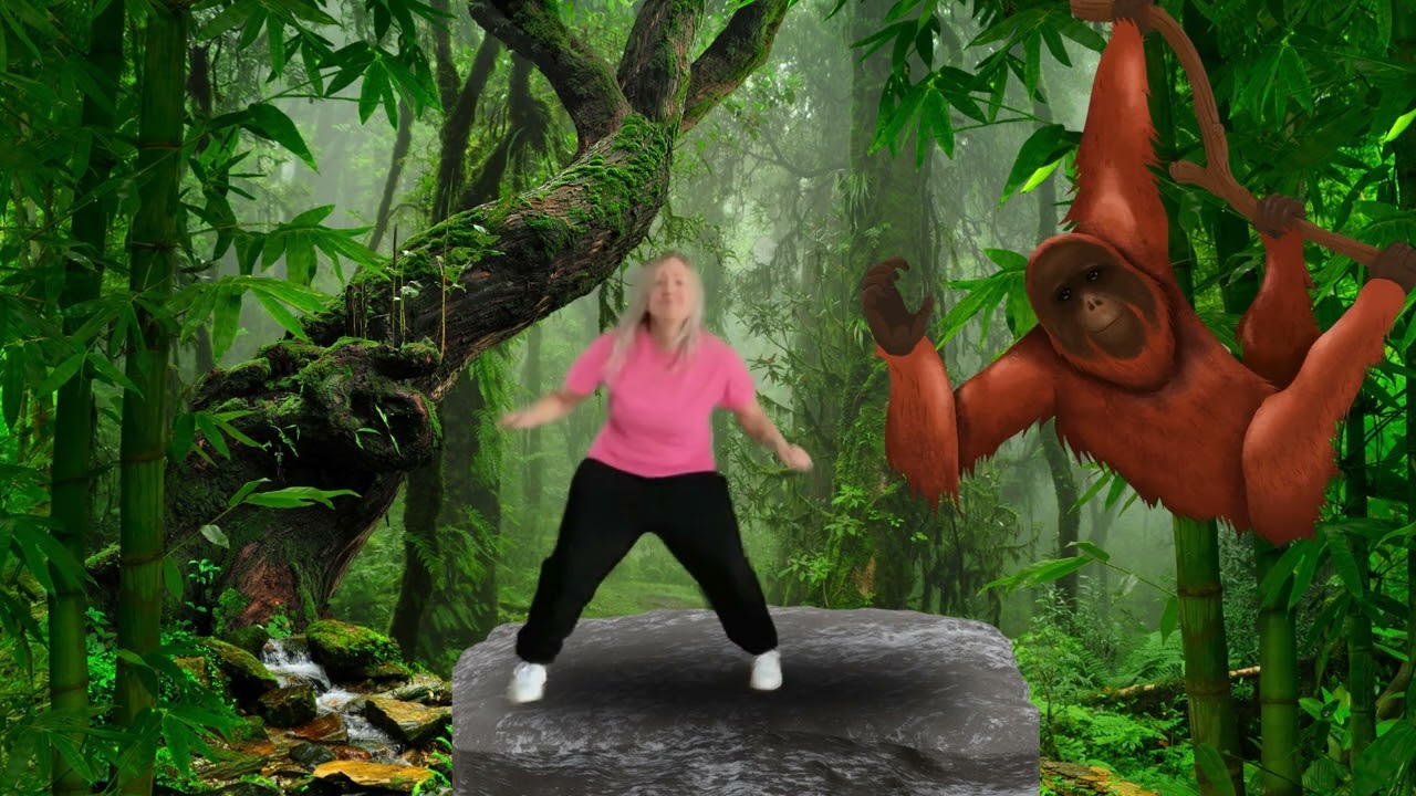 Pause active parcours dans la jungle