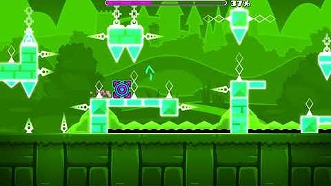 Geometry Dash: Ruby Pack - Dynamic On Track by CreepUsCole (Hard)