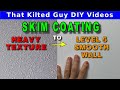 🟢Smoothing Out A ROUGH UGLY Wall by Skim Coating it - LEVEL 5 Babys Butt Smooth