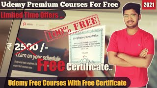 UDEMY FREE COURSES WITH FREE CERTIFICATE||Free Online Courses||Free Certificate||Best Courses|Udemy.