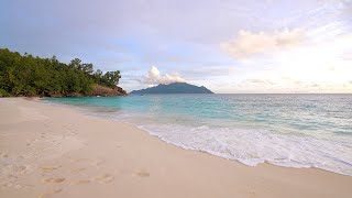 🏝 Crystal Turquoise Waters. Seychelles Beach 4K