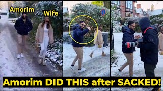 Ruben Amorim Did This With His Wife Moments After Sacked By Man United 