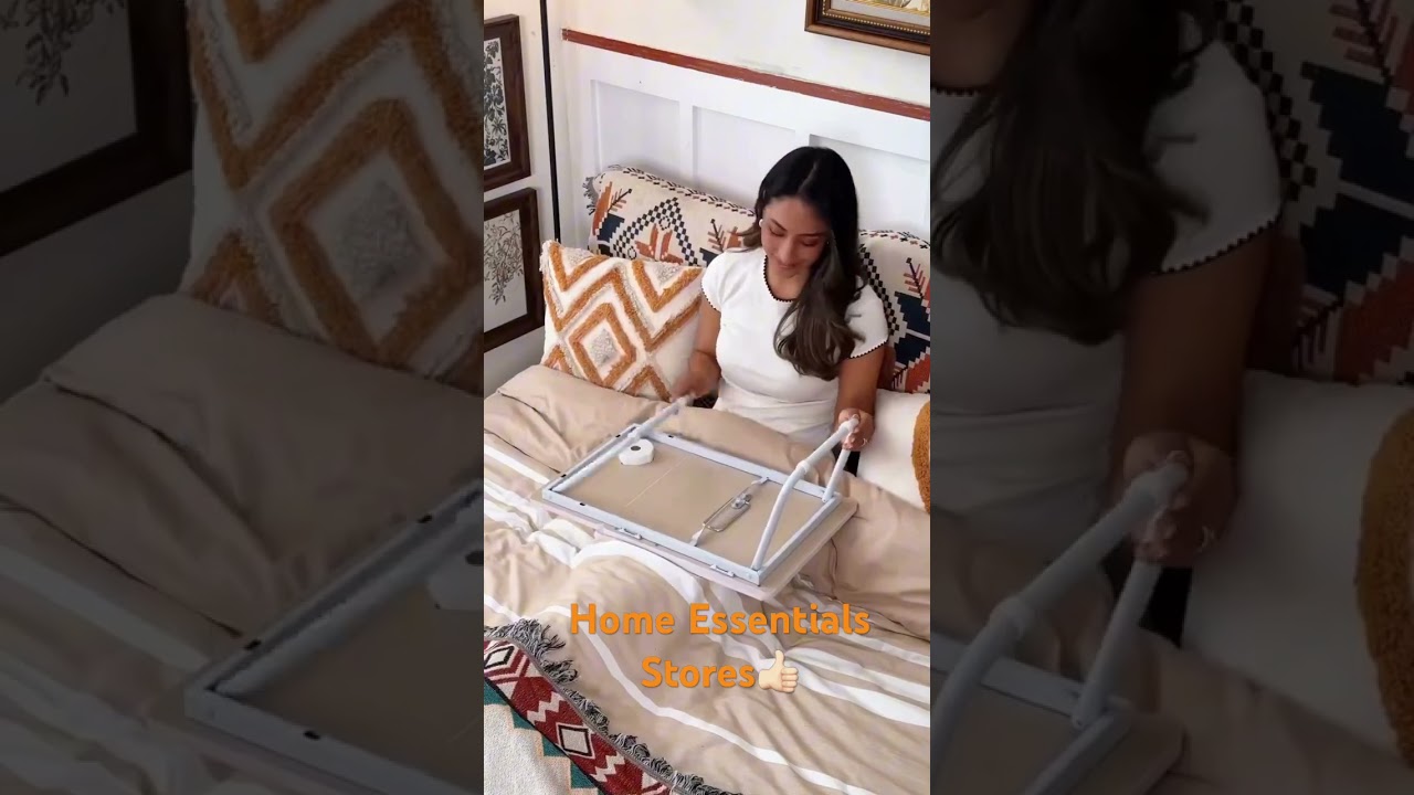 Lazy Foldable Bed Laptop Table - Computer Table