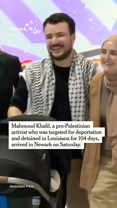 Mahmoud Khalil in NYC After Months of Detention
