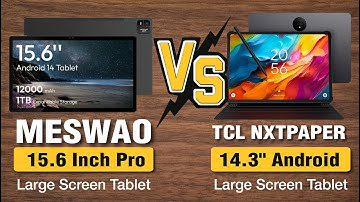 MESWAO 15.6 Inch Pro vs TCL NXTPAPER 14: Which Tablet has the largest Screen