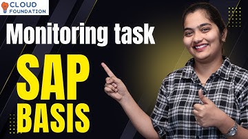 SAP Basis Monitoring Task | Monitoring Task in SAP Basis | SAP Basis| SAP Course | CloudFoundation